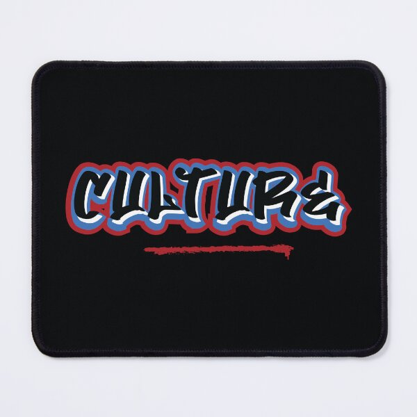 Item preview, Graffiti Style 'Culture' Layered Text Design in Red, Blue and White designed and sold by Foxalla.