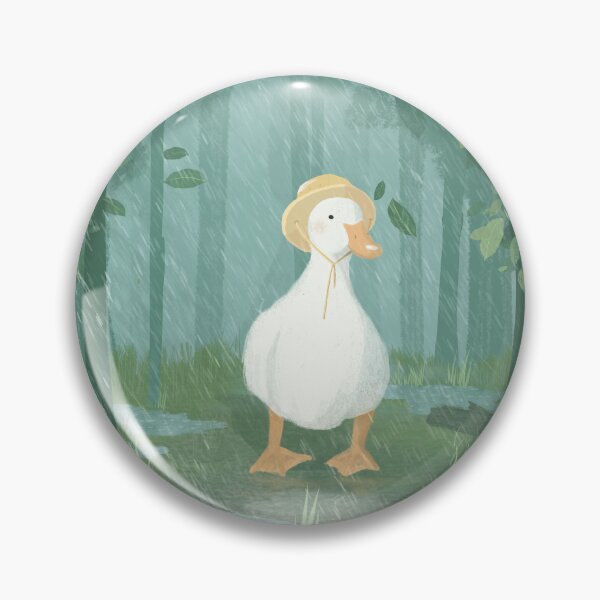 Item preview, Daisy Duck in the Rain Illustration designed and sold by Juliet Raines.