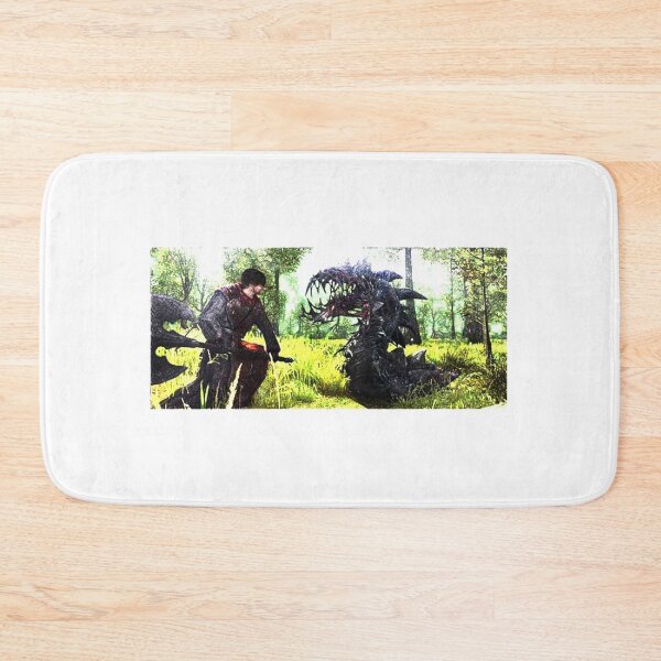 Item preview, Battle with a monstrous worm designed and sold by foxxya.