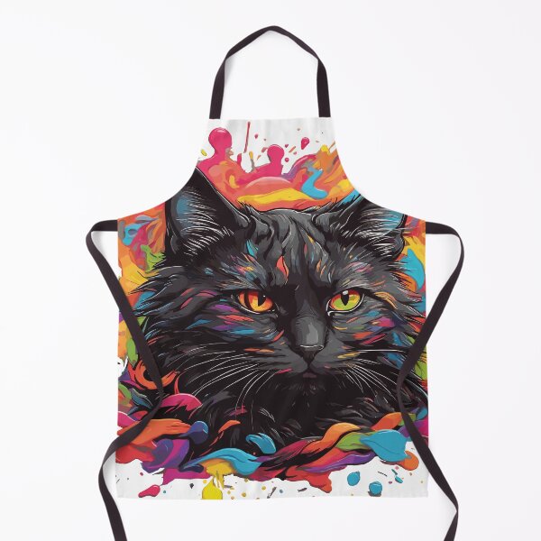 Item preview, Colourful Rainbow Black Cat designed and sold by nyhhhh.