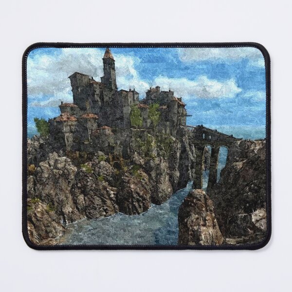 Item preview, Castle on rock isle designed and sold by foxxya.