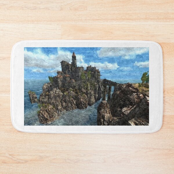 Item preview, Castle on rock isle designed and sold by foxxya.