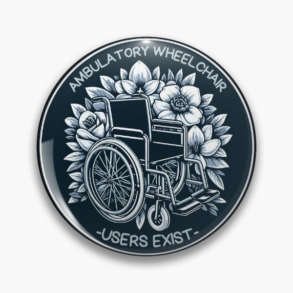 Item preview, Retro Ambulatory Wheelchair Users Exist designed and sold by TomFrontierArt.