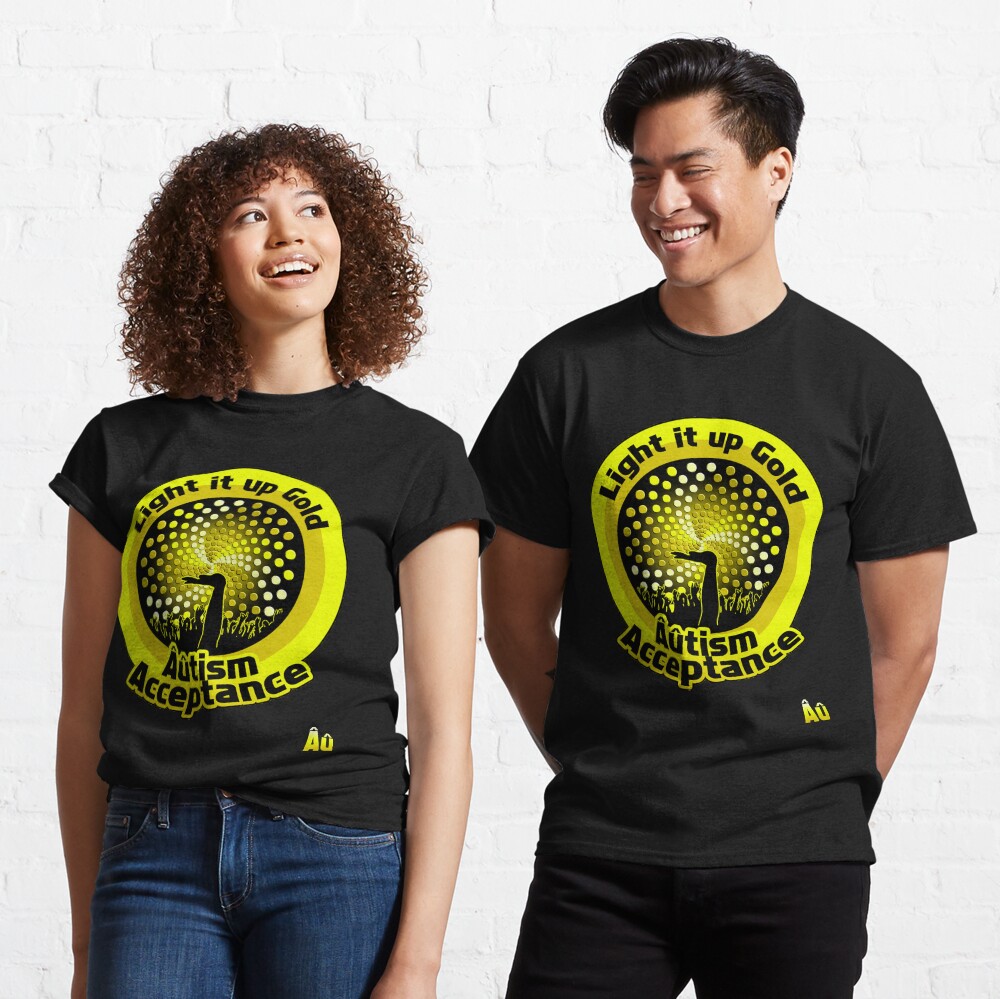 Light it up Gold for Âûtism Acceptance Classic T-Shirt