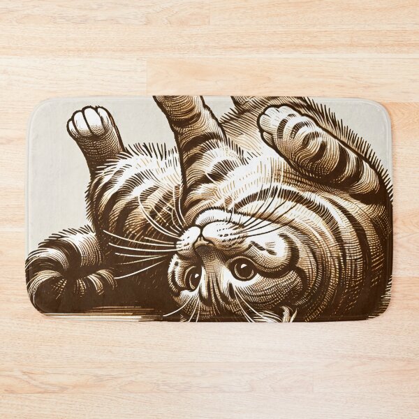 Item preview, Playful Tabby in Dappled Light designed and sold by PictorialWhimsy.