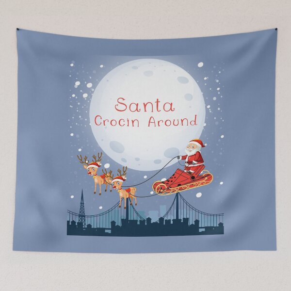 Item preview, Santa Crocin Around The Christmas designed and sold by SavvyHub.