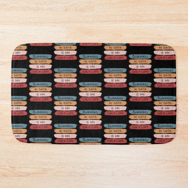 Item preview, My Daily Swim of Expertise: Swimming in data is my daily laps.  designed and sold by momoworlddesign.