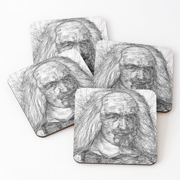 Item preview, THOMAS HOBBES Ink portrait designed and sold by lautir.