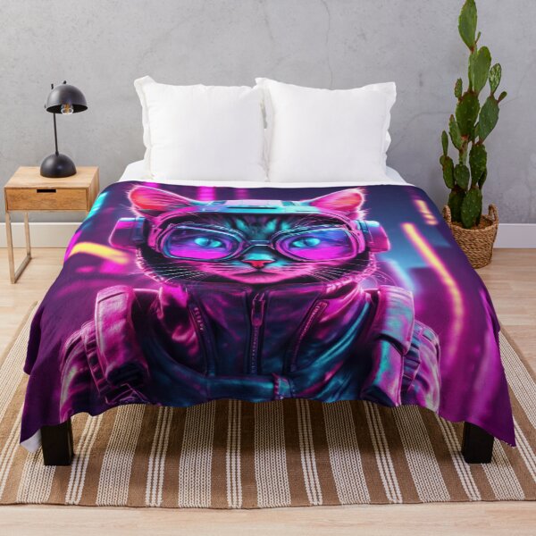 Item preview, Cyberpunk Cat - Chic Chat Créations Ref.088 designed and sold by ChicChat.