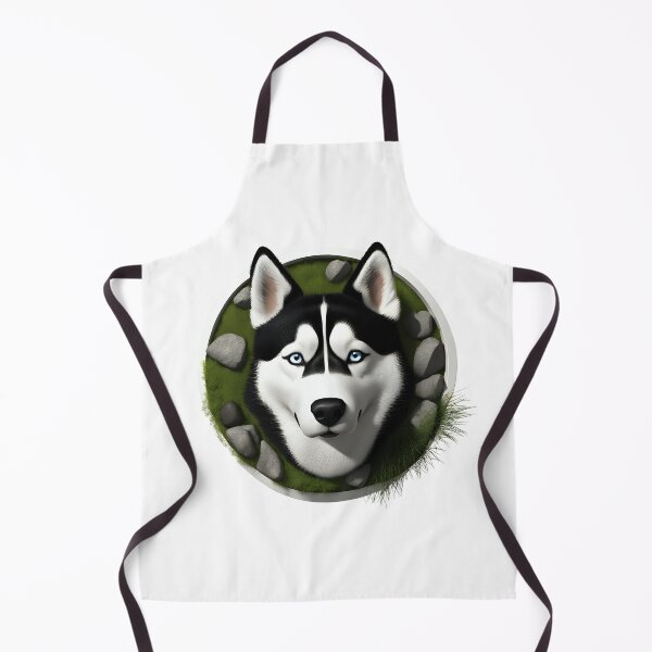 Item preview, Beautiful Black and White Siberian Husky designed and sold by Kaleddis.