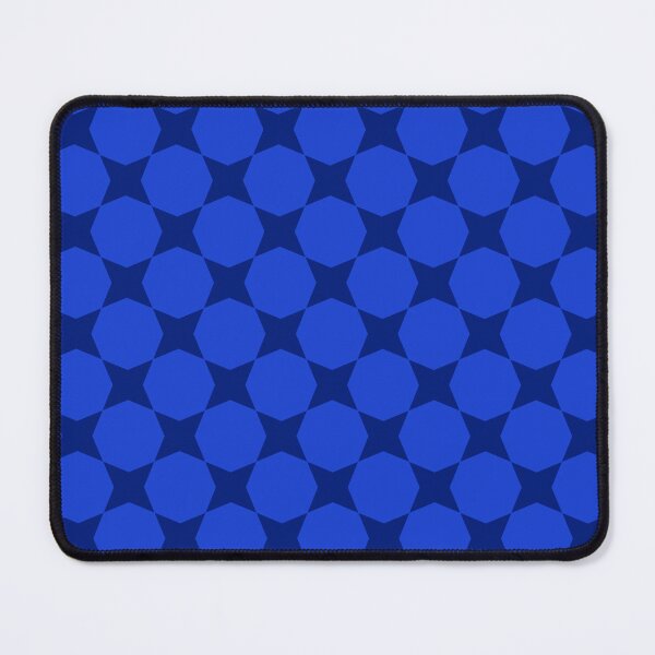 Item preview, Royal Dark Blue Star Octagon Geodesic Domes Starry Nights Deep Sea Futuristic Pattern designed and sold by PenguinForests.