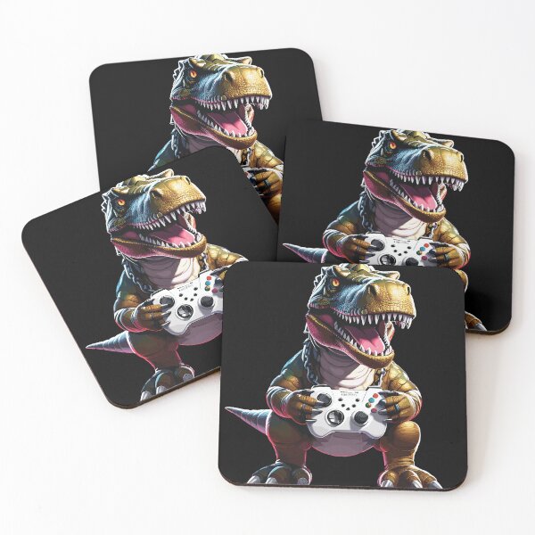 Item preview, T Rex Gamer designed and sold by Getup-clothing.