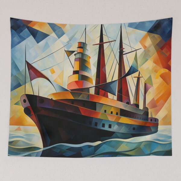 Item preview, Ocean Liner Abstract designed and sold by whitecat23.