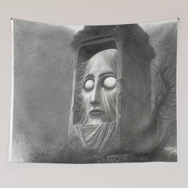 Item preview, Zdzislaw Beksinski Painting, nightmare art by Zdzislaw Beksinski, surrealism by Zdzislaw Beksinski  designed and sold by Amy-Hamilton.