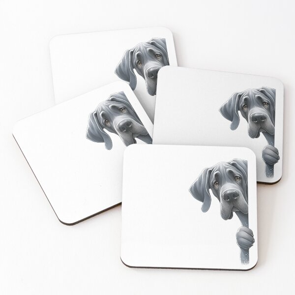 Item preview, Peeking Great Dane - White designed and sold by FoxfireStardust.
