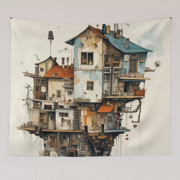 Item preview, House on Stilts designed and sold by whitecat23.