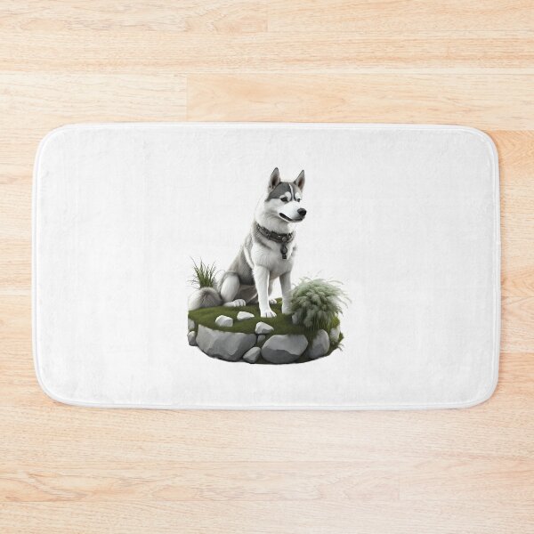 Item preview, Beautiful Grey and White Siberian Husky designed and sold by Kaleddis.