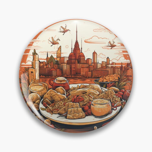 Item preview, Urban Feast Gourmet Silhouette designed and sold by Clock-Designer.