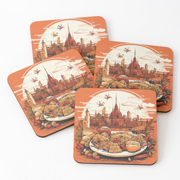 Item preview, Urban Feast Gourmet Silhouette designed and sold by Clock-Designer.