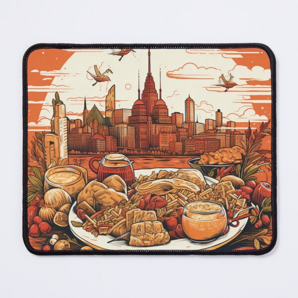 Item preview, Urban Feast Gourmet Silhouette designed and sold by Clock-Designer.