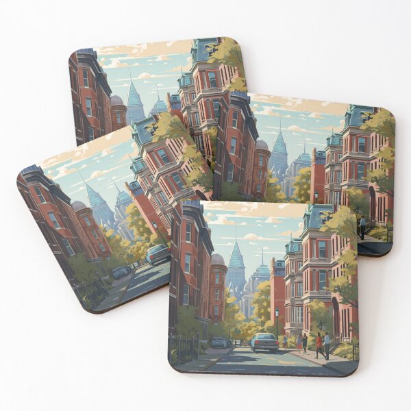 Item preview, Autumn Charm in Peaceful Neighborhood designed and sold by Clock-Designer.