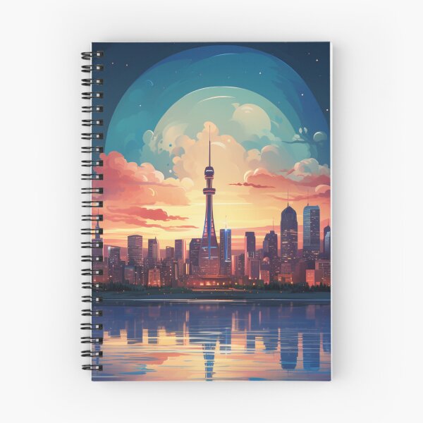 Item preview, Reflejo de Luces Lunares en la Metrópolis designed and sold by Clock-Designer.