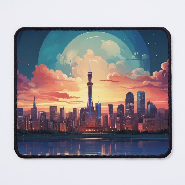 Item preview, Reflejo de Luces Lunares en la Metrópolis designed and sold by Clock-Designer.