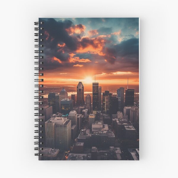 Item preview, Horizonte Urbano Crepuscular Llamativo designed and sold by Clock-Designer.