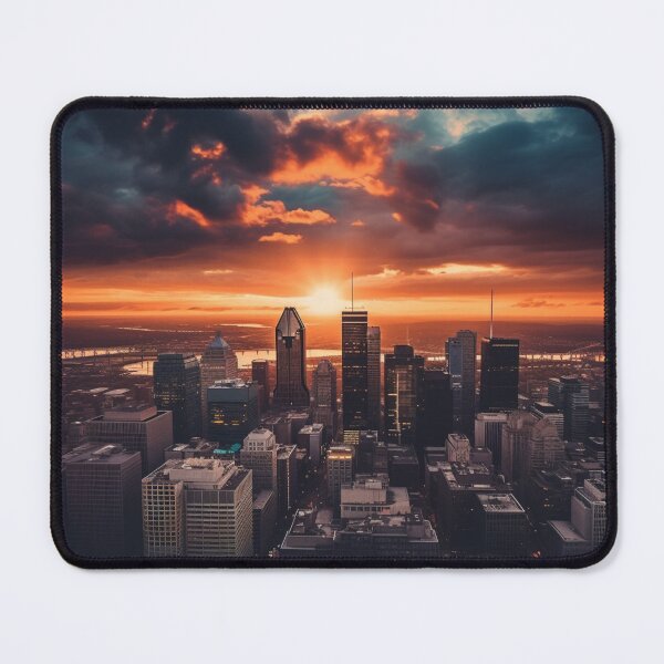 Item preview, Urban Twilight Fiery Horizon designed and sold by Clock-Designer.