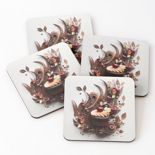 Item preview, Chocolate Cherry Delight Still Life designed and sold by Clock-Designer.