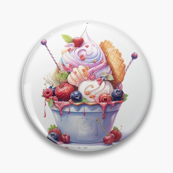 Item preview, Dulzura Veraniega Frutas Heladas Resplandor designed and sold by Clock-Designer.