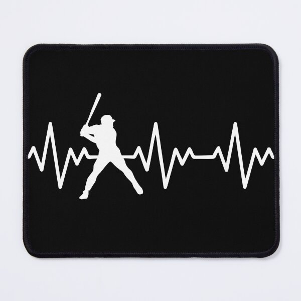 Item preview, Baseball Heartbeat, Funny Baseball Lover designed and sold by InkMagicArt.