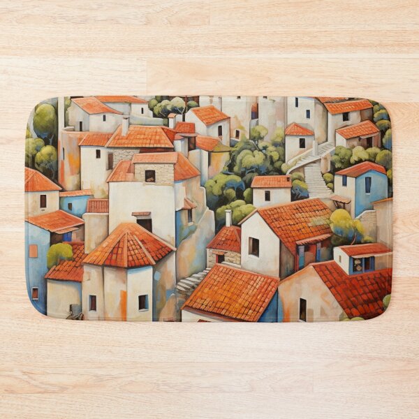 Item preview, Mediterranean Village designed and sold by whitecat23.