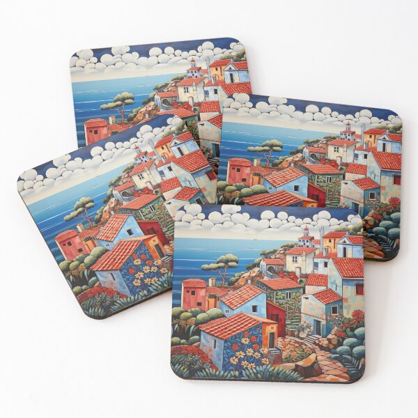 Item preview, Mediterranean Village designed and sold by whitecat23.