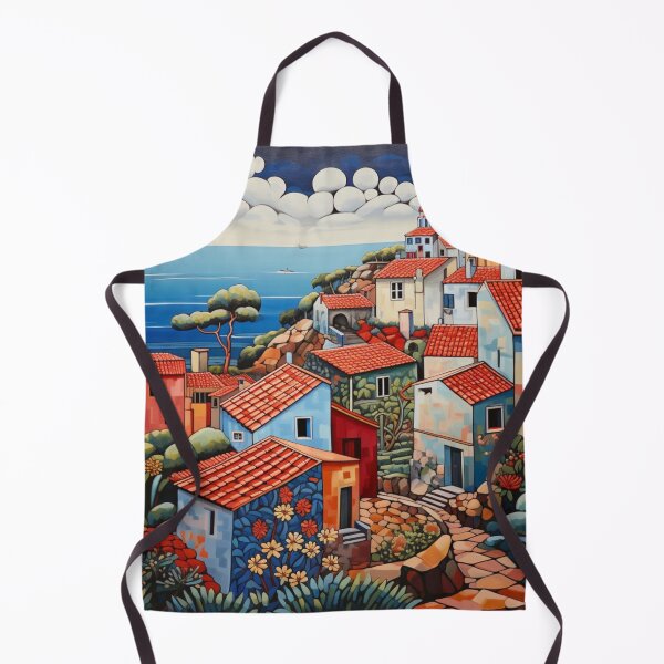 Item preview, Mediterranean Village designed and sold by whitecat23.