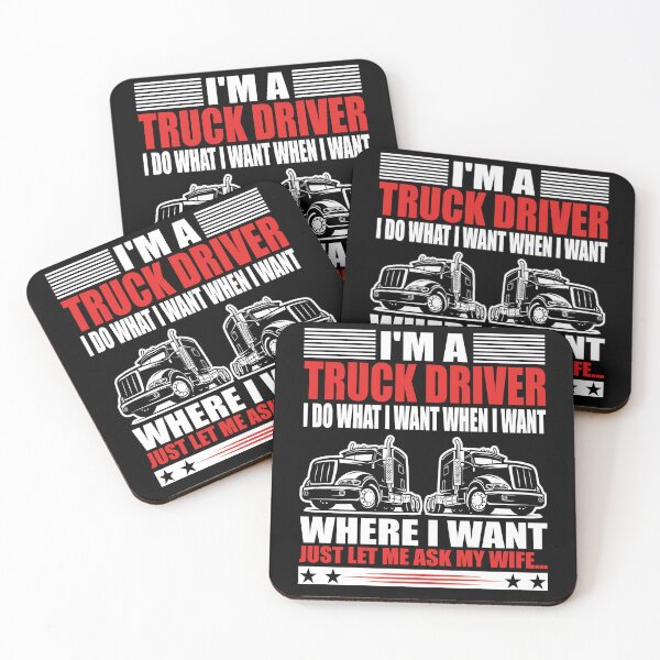 Item preview, Funny Truck Driver Husband Ask My Wife Trucker designed and sold by Norstyle.
