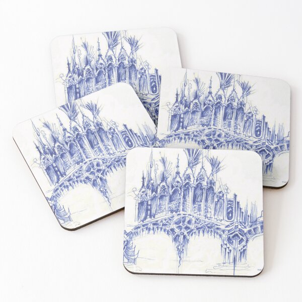 Item preview, sketch for a bridge designed and sold by Tereza Pilar  Art.