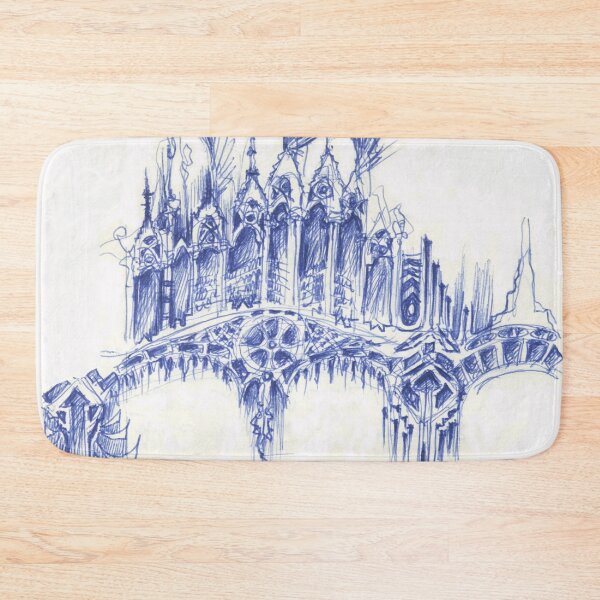 Item preview, sketch for a bridge designed and sold by Tereza Pilar  Art.