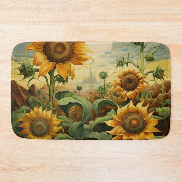 Item preview, Sunflowers Surreal Style designed and sold by whitecat23.