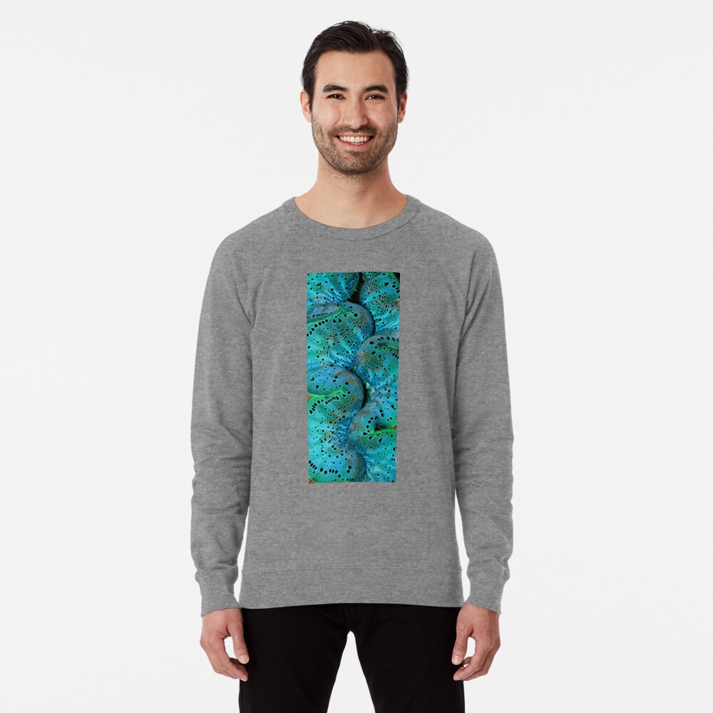 Sinusoidal in Blue Lightweight Sweatshirt