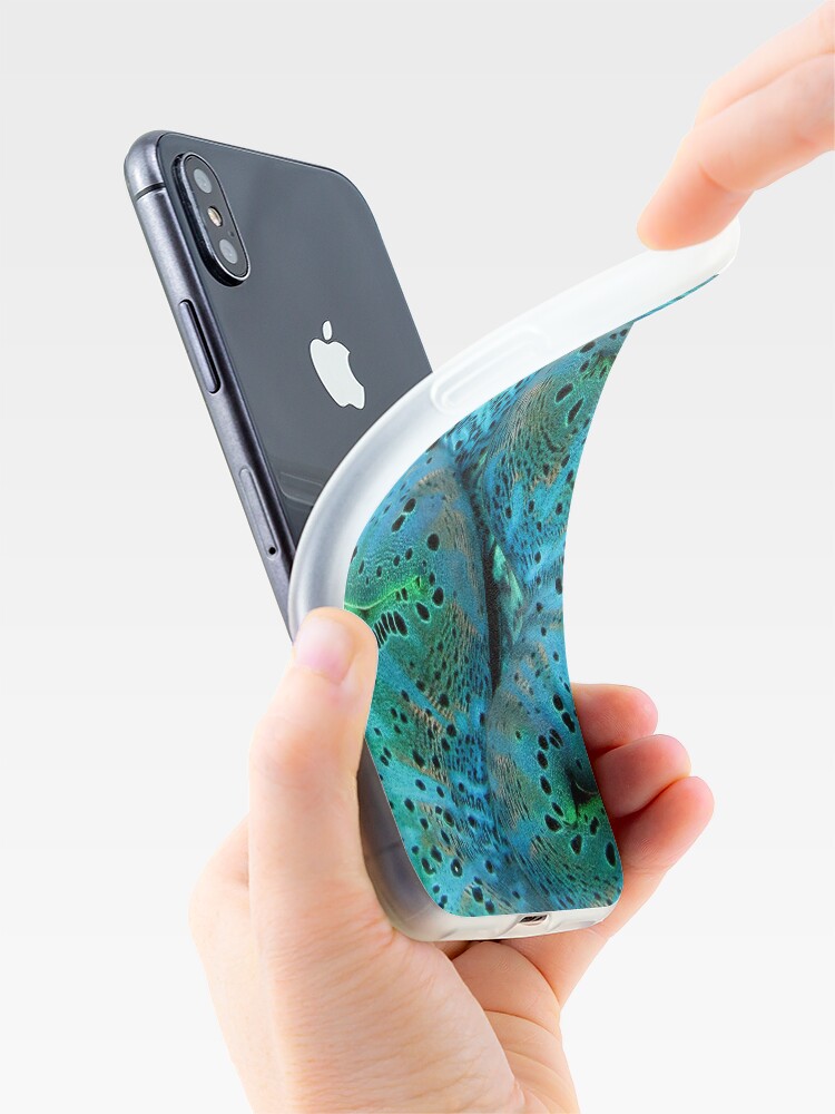 Alternate view of Sinusoidal in Blue iPhone Case & Cover