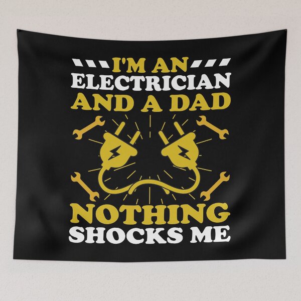 Item preview, I'm A Dad And Electrician T-shirt For Men Father Funny designed and sold by Norstyle.