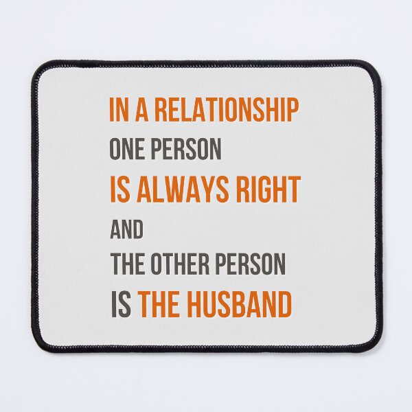 Item preview, Print: Husband's Wisdom: Always Right Duo. designed and sold by GiveMeMood.