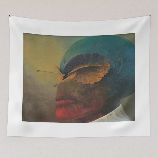 Item preview, Zdzislaw Beksinski Painting, nightmare art by Zdzislaw Beksinski, surrealism by Zdzislaw Beksinski  designed and sold by Amy-Hamilton.