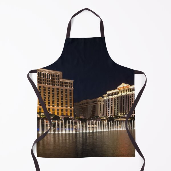 Item preview, Nocturnal Entertainment - Las Vegas Bellagio and Caesars Palace with the Famous Fountains designed and sold by Georgia Mizuleva.