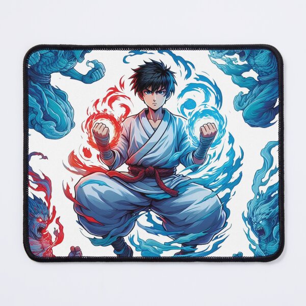 Item preview, Ethereal blue and red energy designed and sold by MahmodArt.
