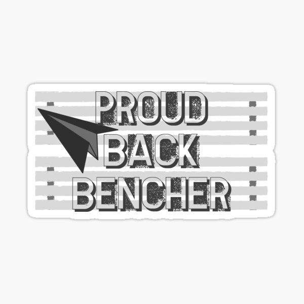 Modern Backbencher Typography Tshirt Design Stock Vector (Royalty Free)  2150767267 | Shutterstock
