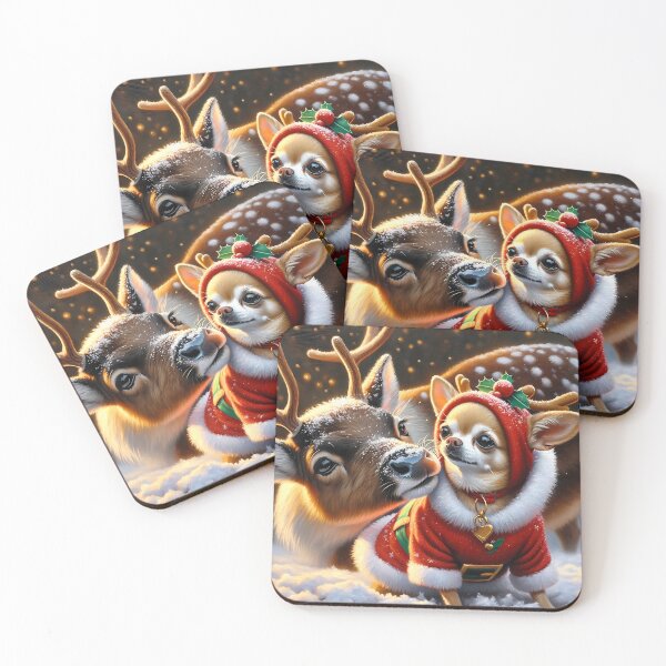 Item preview, Holiday Companions: A Reindeer's Gentle Greeting designed and sold by DeenaDee.
