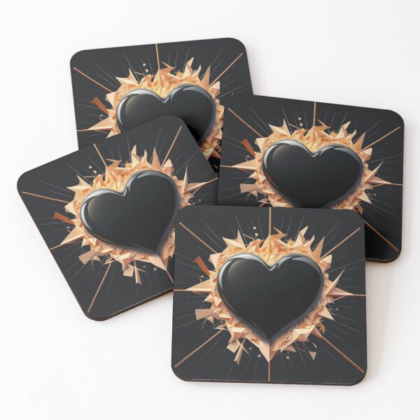Aperçu de l'œuvre Coeur noir créée et vendue par RayFallon.