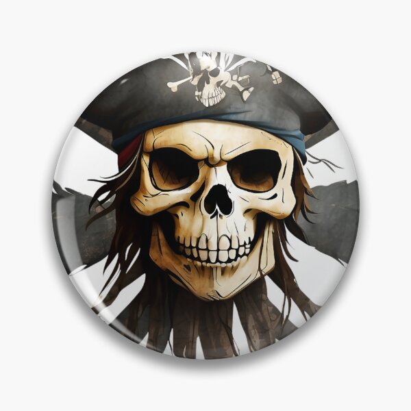 Item preview, stylized skull and crossbones in the center designed and sold by pang147.